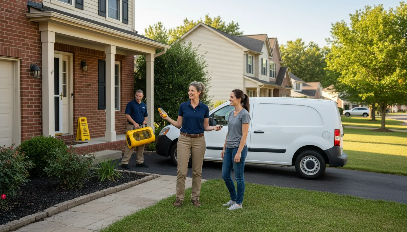 Water restoration image for Mildew Remediation in Big Island, VA